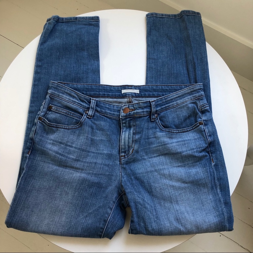 Eileen Fisher light/medium wash jeans